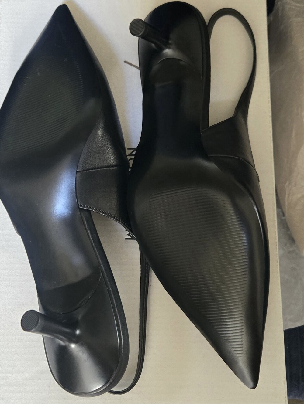 Liza Kitten Heel Leather Pumps - Picture 5 of 11